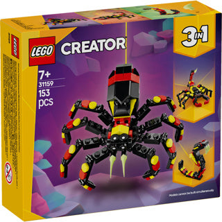Lego creator 3-in-1 - wilde dieren: spannende spin constructiespeelgoed (31159)