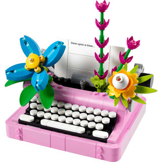 Load image into Gallery viewer, Lego creator 31169 typemachine met bloemen
