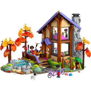 Load image into Gallery viewer, Lego friends gezellige boshut in de herfst speelgoed met dieren figuren en poppetjes 42705
