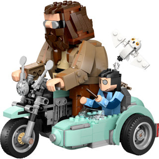 Lego harry potter™ hagrid™ en harry's rit op de motor magisch - 76443