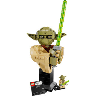 Load image into Gallery viewer, Lego star wars yoda buste bouwpakket voor volwassenen - 75438
