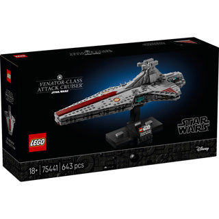 Lego star wars venator-class attack cruiser - bouwpakket voor volwassenen en decoratie - 75441