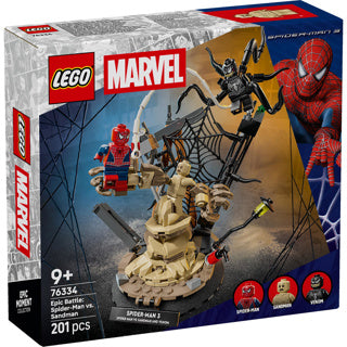 Lego super heroes 76334 marvel ultieme strijd: spider-man vs. sandman
