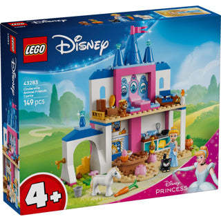 Lego ® ǀ disney princess assepoesters kasteel met dierenvriendjes - bouwspeelgoed voor kinderen met assepoester en 4 dieren - 43283