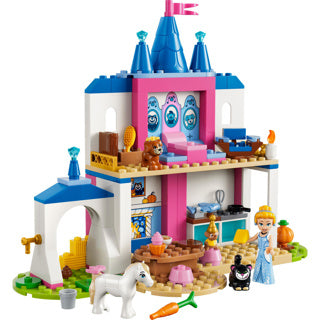 Lego ® ǀ disney princess assepoesters kasteel met dierenvriendjes - bouwspeelgoed voor kinderen met assepoester en 4 dieren - 43283
