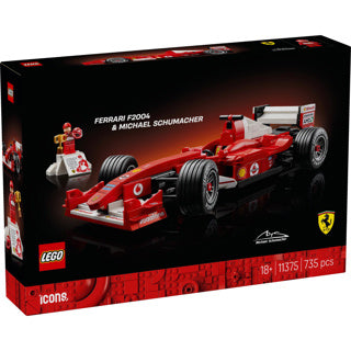 Load image into Gallery viewer, Lego icons ferrari f2004 en michael schumacher - 11375
