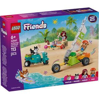 Load image into Gallery viewer, Lego friends 42641 surf- en scooterplezier met de honden
