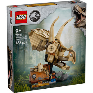 Lego jurassic world dinosaurusfossielen: triceratops schedel - 76969