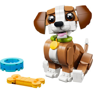 Lego ® creator 3in1 schattige dieren: speelse puppy - dierenset - bouw om tot eekhoorn of eend - 31382