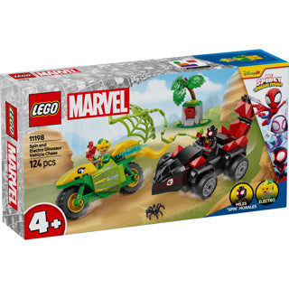 Load image into Gallery viewer, Lego 11198 spidey spin en electro achtervolging met dinosaurusvoertuigen | 2 stuks
