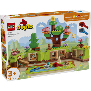 Load image into Gallery viewer, Lego duplo ontdekkingsbos met wilde dieren speelgoed voor kinderen en kinderkamer decoratie 10480
