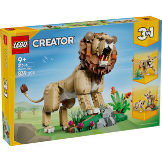 Load image into Gallery viewer, Lego creator 3in1 wilde dieren: majestueuze leeuw speelgoed voor kinderen met dieren figuren 31386
