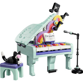 Load image into Gallery viewer, Lego creator 3in1 piano met kat en radio en platenspeler speelgoed voor kinderen 31392
