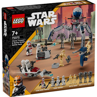 Lego star wars clone trooper™ battle droid™ battle pack - 75372