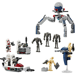 Lego star wars 75372 clone trooper en battle droid battle pack