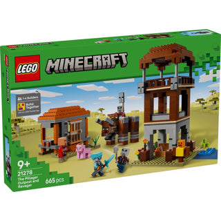 Load image into Gallery viewer, Lego minecraft de plunderaar buitenpost en verwoester bouwpakket - 21278

