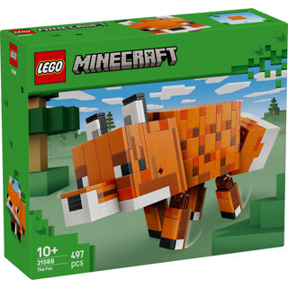 Lego minecraft de vos kinderkamer decoratie en dieren speelgoed voor kinderen - 21588