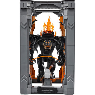 Lego icons boekensteun: the lord of the rings – balrog set - 10367