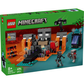 Lego minecraft de wither-strijd videogame speelgoed voor kinderen - 21590