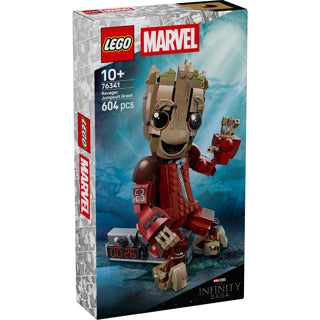 Lego marvel groot in ravager jumpsuit - bouwbaar superheld speelgoed voor kinderen - 76341