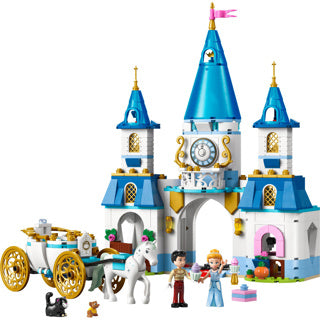 Lego 43275 disney princess assepoesters kasteel en paardenkoets