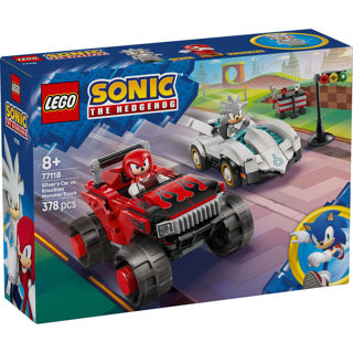 Lego sonic the hedgehog 77118 silvers auto vs. knuckles' monstertruck