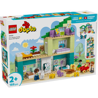Load image into Gallery viewer, Lego duplo town 10470 3in1 modern woonhuis met figuren
