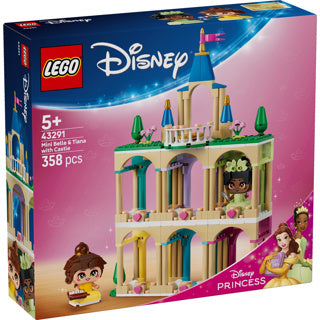 Lego disney princess 43291 mini belle en tiana met kasteel