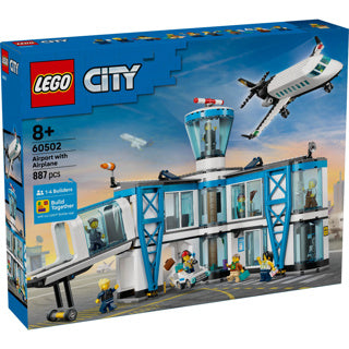 Lego city 60502 luchthaven met vliegtuig
