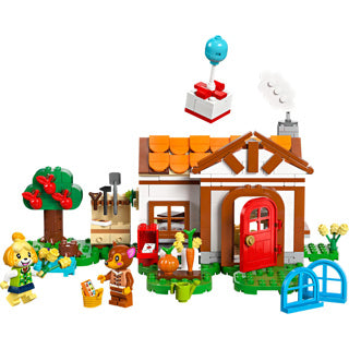 Lego animal crossing 77049 isabelle op visite