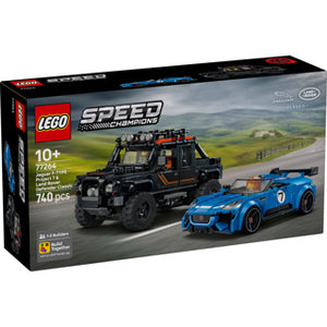 Lego speed champions jaguar project 7 en land rover defender auto bouwpakket voor kinderen 77264
