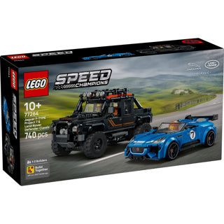 Load image into Gallery viewer, Lego speed champions 77264 jaguar project 7 en land rover defender
