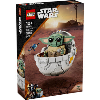 Load image into Gallery viewer, Lego star wars: the mandalorian™ grogu™ met zweefkinderwagen 75403
