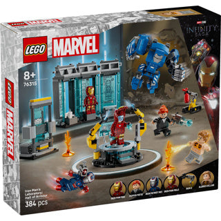 Load image into Gallery viewer, Lego 76315 super heroes marvel iron mans laboratorium: harnasruimte
