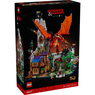 Lego ideas dungeons dragons - het verhaal van de rode draak - 21348