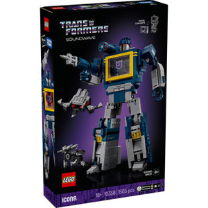 Lego ® icons transformers: soundwave - transformers collectie - 10358