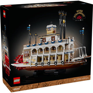 Load image into Gallery viewer, Lego ideas stoomboot bouwpakket voor volwassenen - 21356
