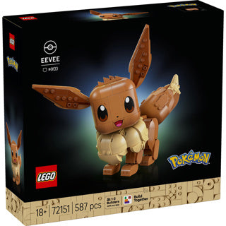 Load image into Gallery viewer, Lego pokémon eevee bouwpakket voor volwassenen met dieren figuur - 72151
