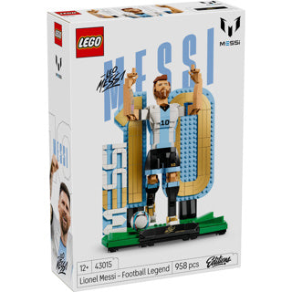 Lego editions lionel messi – voetballegende voetbal speelgoed voor kinderen - 43015