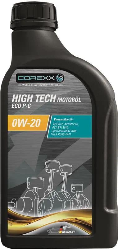 Corexx motoroil 0w-20 1 l high tech eco p-c