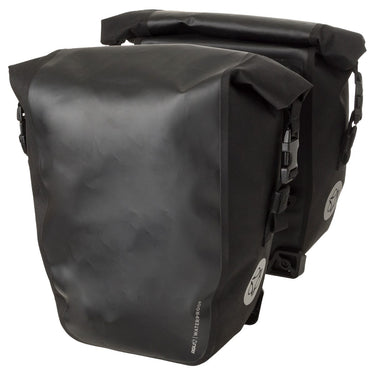 Agu clean dubbele fietstas shelter click'ngo medium mik black