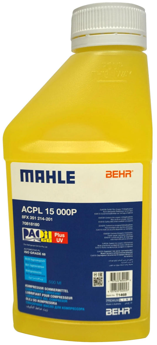Mahle a c compressor oil plus u pao 68 500ml