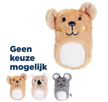 Fofos puppy koala hamster muis pluche assorti