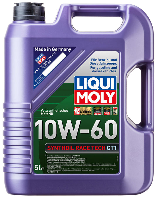 Liqui moly motorolie synthoil race tech gt1 synthoil race tech gt1 10w-60 5 ltr.