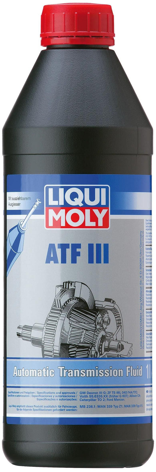 Liqui moly getriebeöl atf iii gear oil atf-dexron 1 ltr.