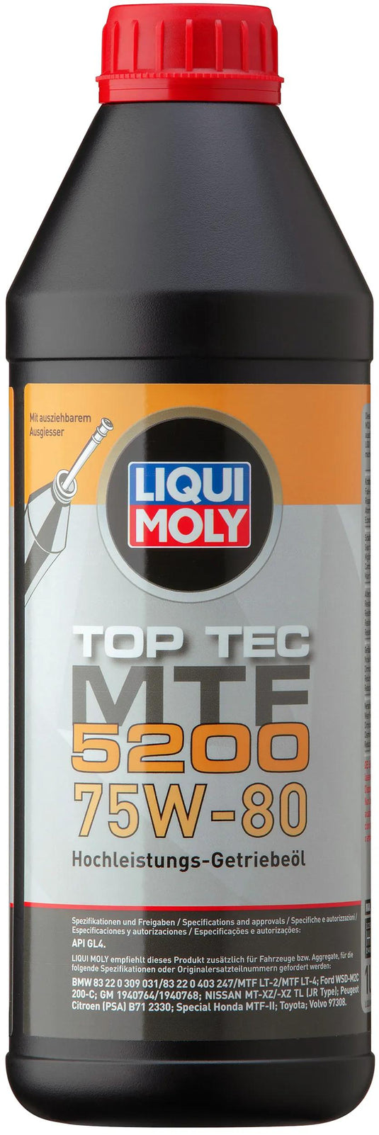 Liqui moly getr.oel 75w-80 1 l toptec mft5200