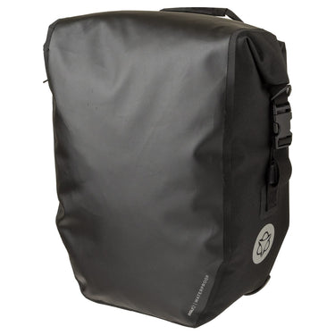 Agu clean shelter enkele fietstas - 100% waterdicht - click'ngo - rolltop - met reflectie - 17 liter - zwart