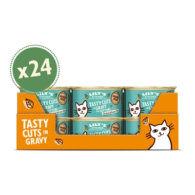Load image into Gallery viewer, Lily's kitchen Cat kitten chicken ocean fish tasty cuts in gravy
