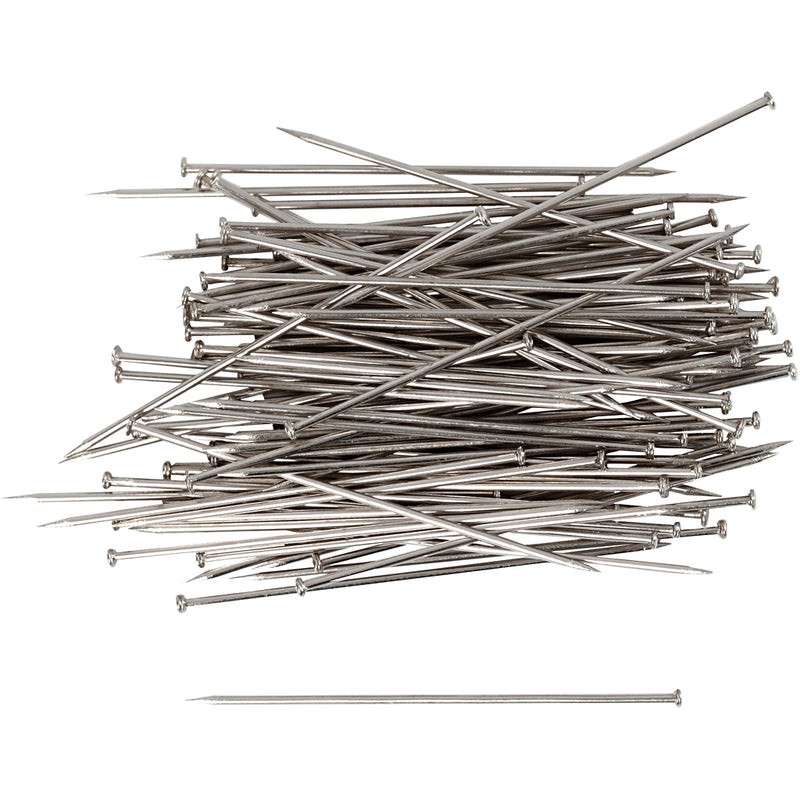 Load image into Gallery viewer, Https: www.cchobby.nl kopspelden-l-34-mm-dikte-0-6-mm-ca-600-stuk-zilver-50-gr-1-doos
