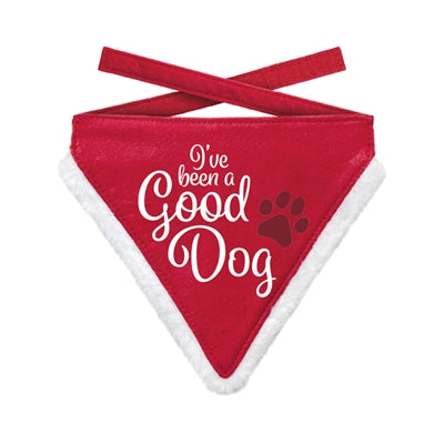 Load image into Gallery viewer, Plenty gifts Kerst bandana good dog rood
